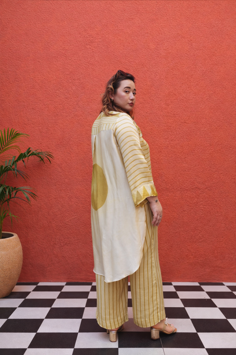 OHSO Organic Mustard Tunic Set