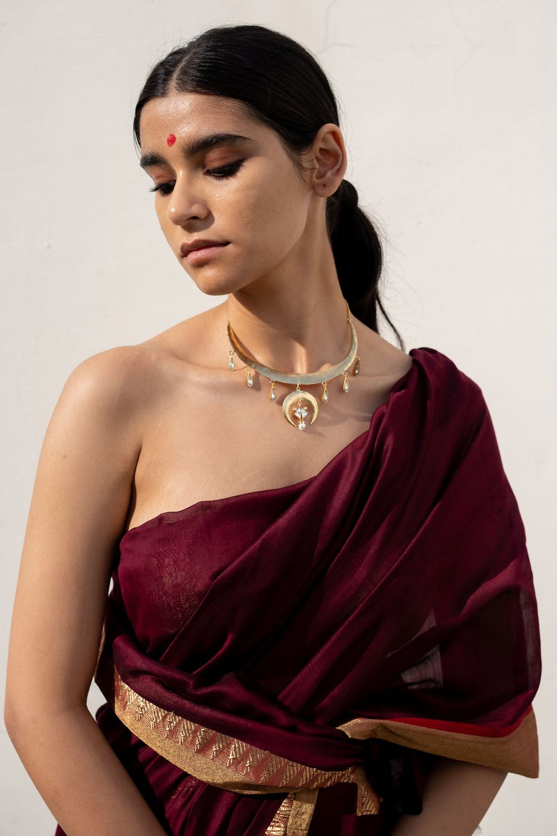 Chatt Hasli by Aarjavee in gold color for women in Singapore