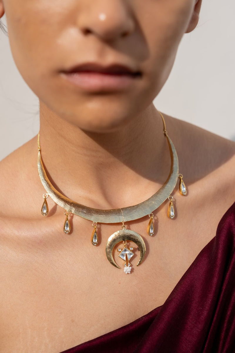 Chatt Hasli by Aarjavee in gold color for women in Singapore