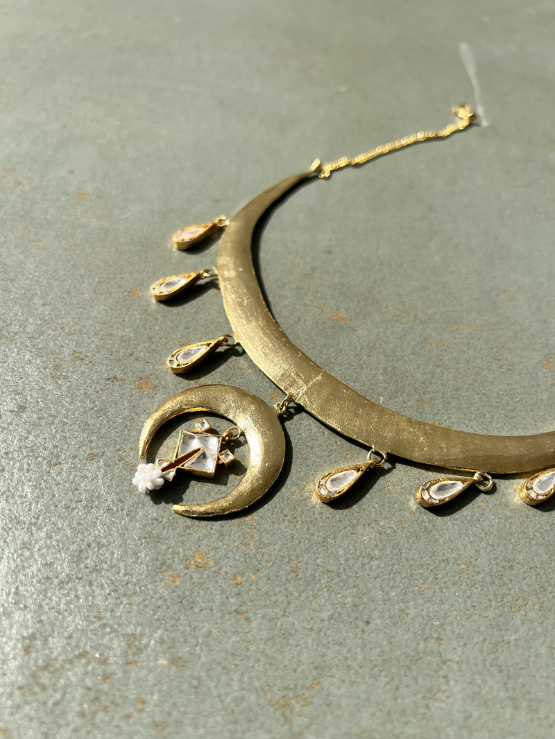 Chatt Hasli by Aarjavee in gold color for women in Singapore