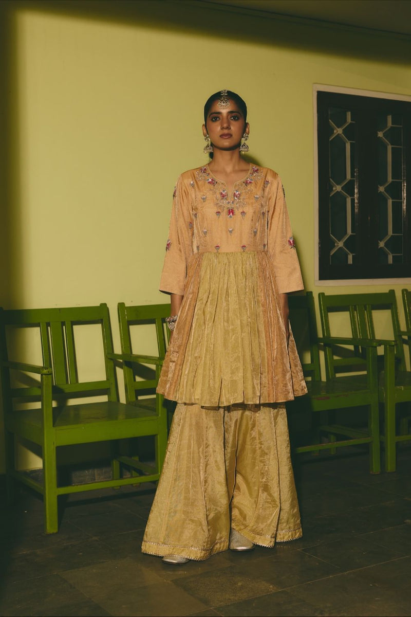 ANANYA & TAVISHI KURTA & SHARARA