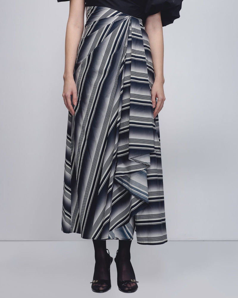 Anja Dress - Black + White Stripes cotton Buy Anja Dress - Black + White Stripes from C&W | Dresses for Women by Leh Studios in black color for women in Singapore