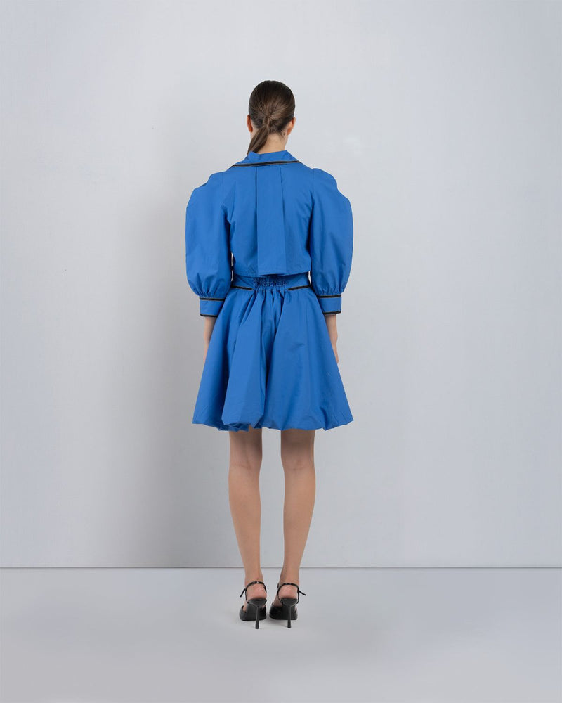 ANNAS DRESS - Azure dress by Leh Studios in azure for women in Singapore