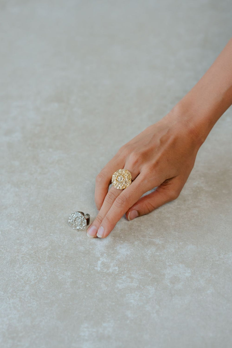 Chota Chaand Ring by Aarjavee for women in Singapore