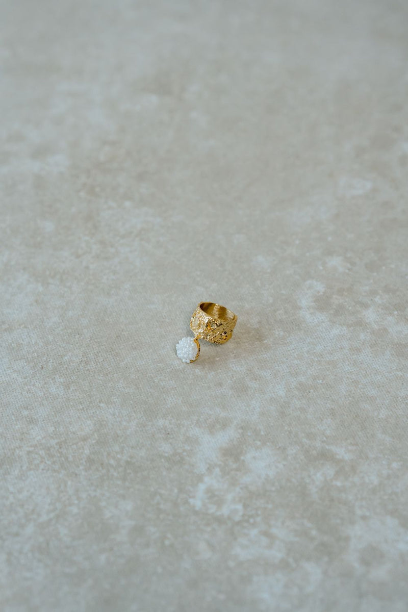 Chaand pe Daag Ring by Aarjavee for women in Singapore