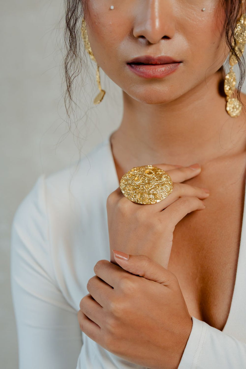Chaand Ring by Aarjavee for women in Singapore