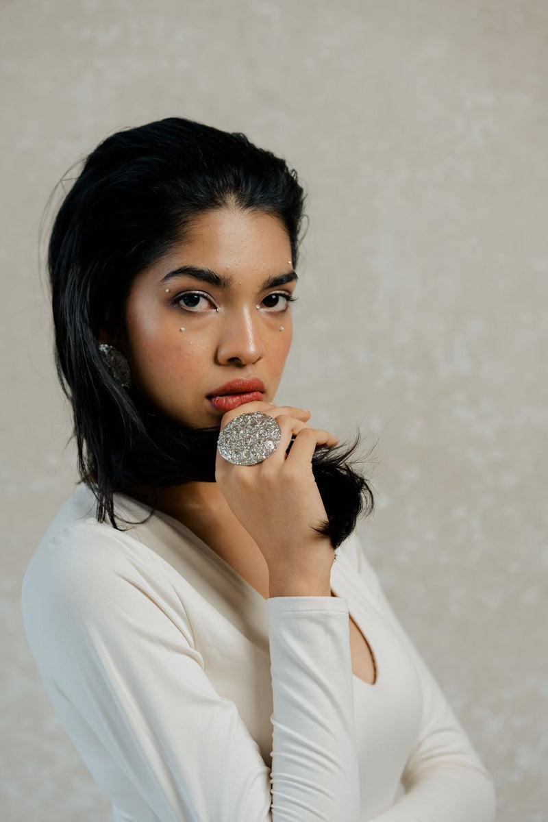 Chaand Ring by Aarjavee for women in Singapore