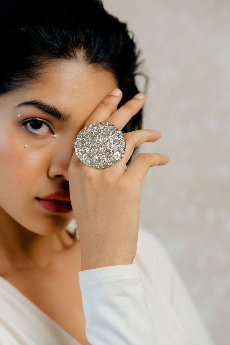 Chaand Ring by Aarjavee for women in Singapore