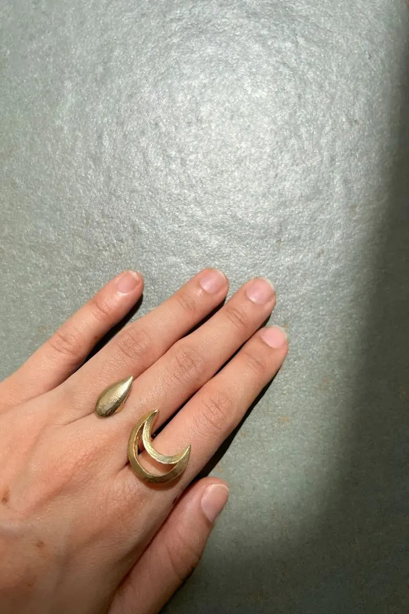 Chatt Angoothi by Aarjavee in gold color for women in Singapore