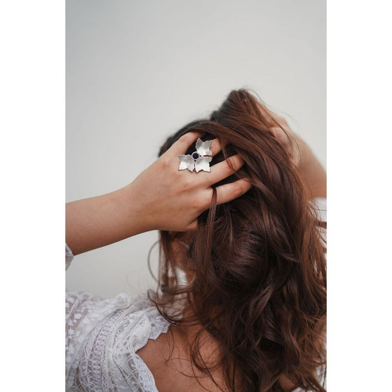 Three Petal Ring by Aarjavee for women in Singapore