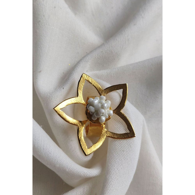 Flower Frame Ring by Aarjavee for women in Singapore