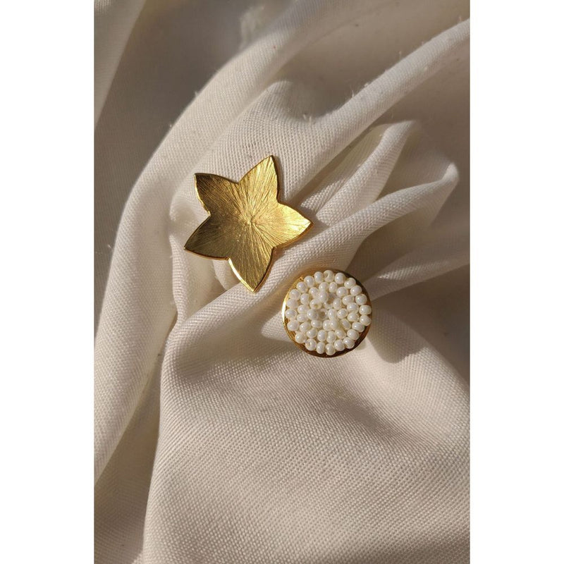 Flower and Bud Ring by Aarjavee for women in Singapore