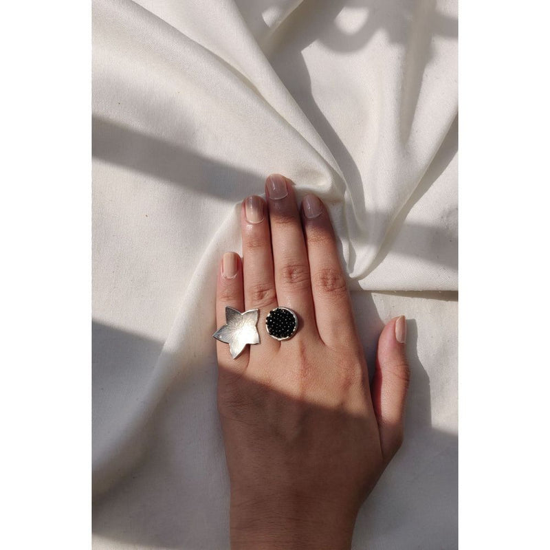 Flower and Bud Ring by Aarjavee for women in Singapore