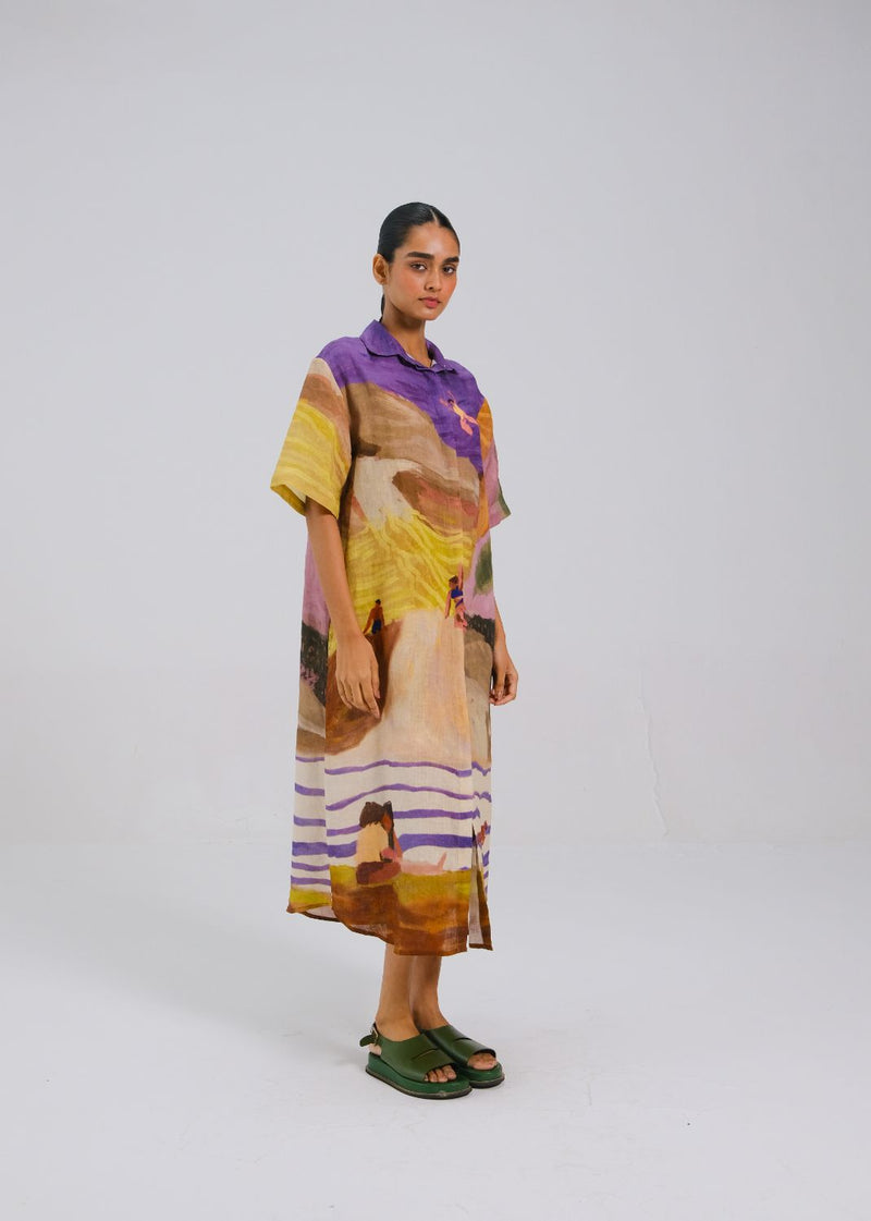 AVA DRESS - SWIMMERS all linen by CORD for women in Singapore