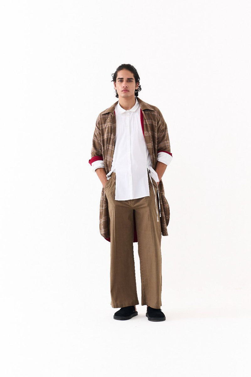 U-HEM JACKET CO-ORD-DENIM BLUE by THREE Men for men in Singapore