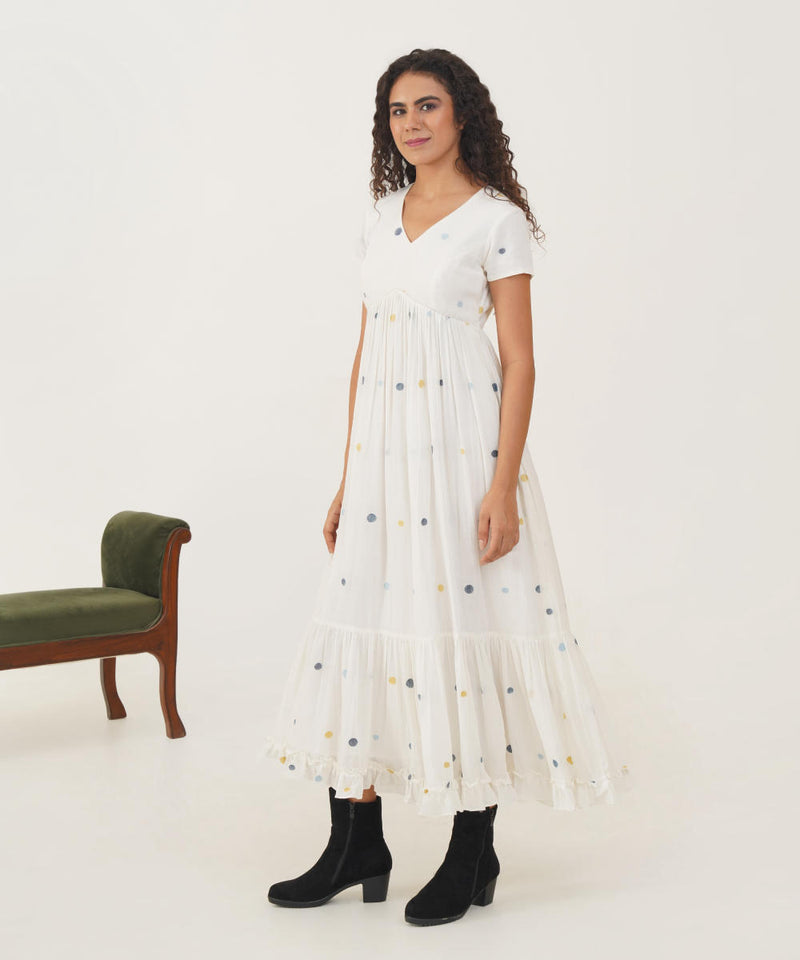 ACACIA DRESS 100% cotton Buy ACACIA DRESS from C&W | Dresses for Women by Indigo Dreams in white color for women in Singapore