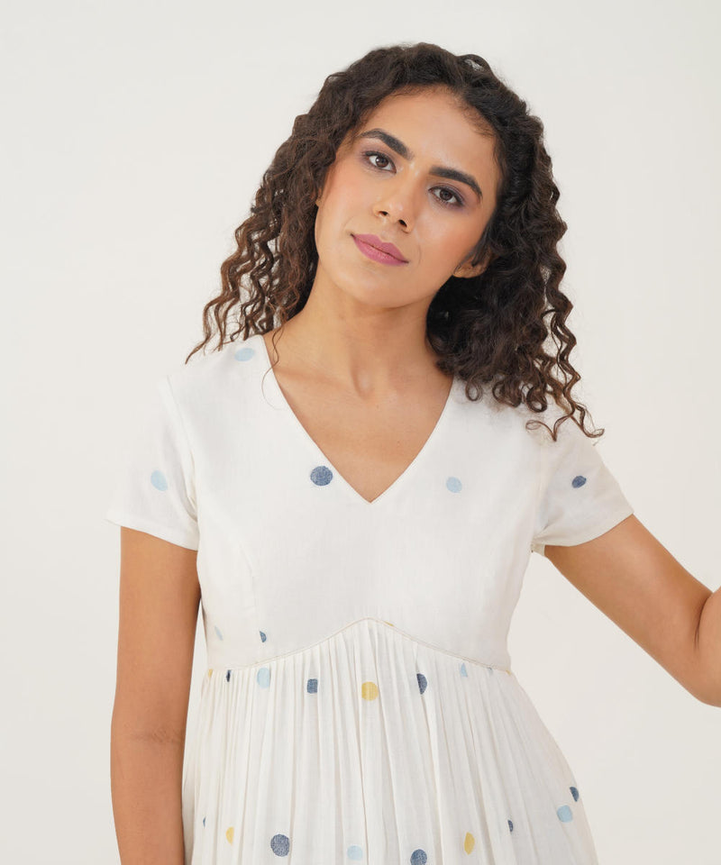 ACACIA DRESS 100% cotton Buy ACACIA DRESS from C&W | Dresses for Women by Indigo Dreams in white color for women in Singapore