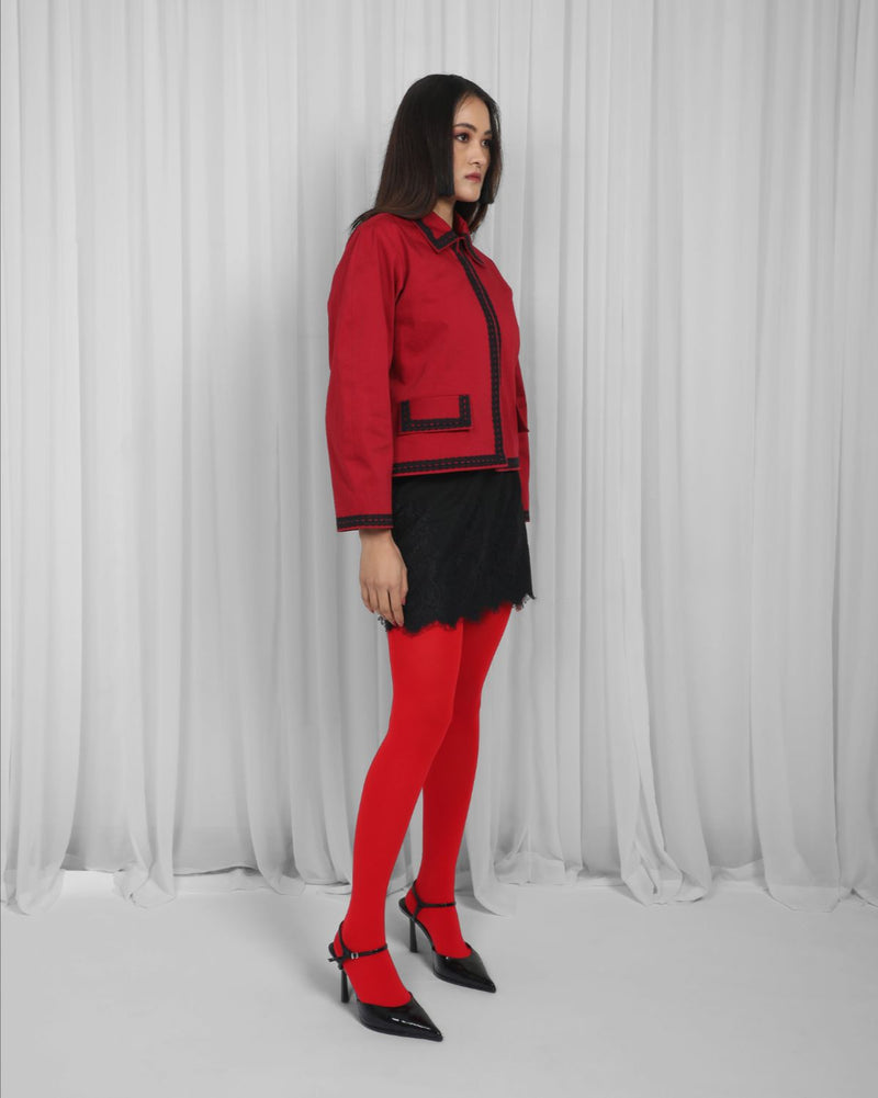 Ael Skirt-Black Buy Ael Skirt-Black from C&W | Skirts for Women by Leh Studios in black color for women in Singapore