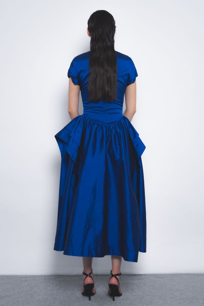 Alae Dress - Lapis Buy Alae Dress - Lapis from C&W | Dresses for Women by Leh Studios for women in Singapore