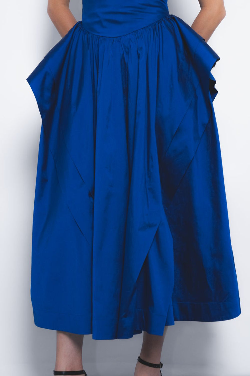 Alae Dress - Lapis Buy Alae Dress - Lapis from C&W | Dresses for Women by Leh Studios for women in Singapore