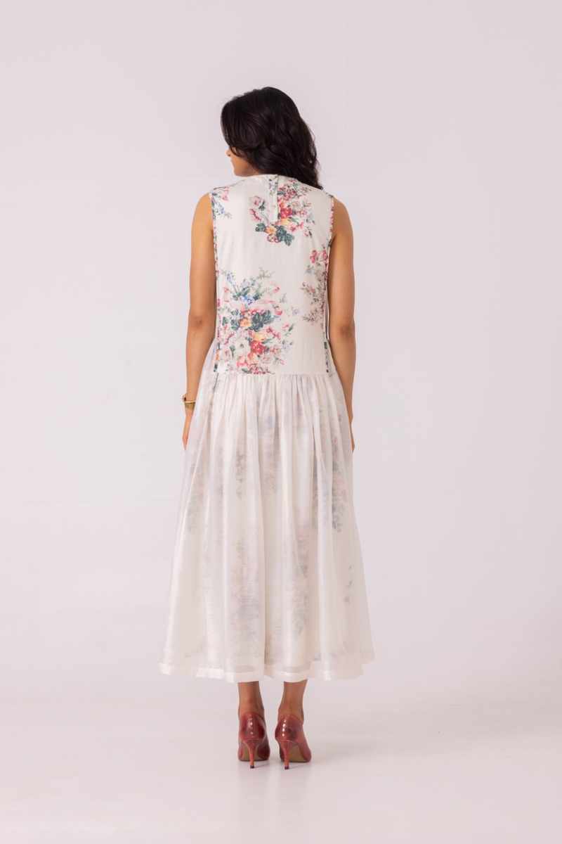 Aleksey Floral Printed Maxi Dress cotton by The Summer House for women in Singapore