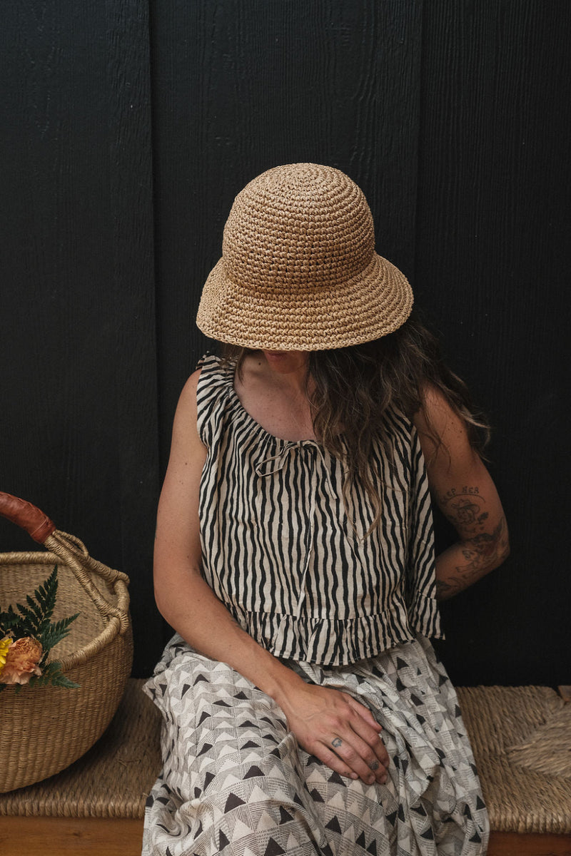 Alice's top - stripes mul by World of Crow in multi color for women in Singapore