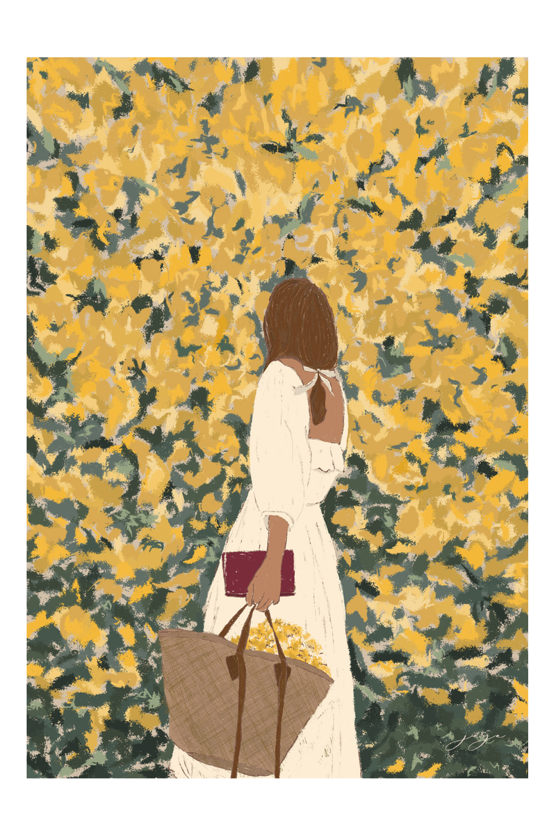 Among the Bougainvilleas