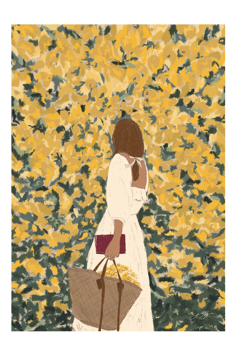 Among the Bougainvilleas