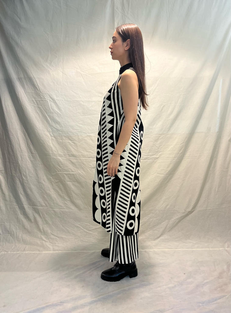 Appy Dress cotton by Ka-Sha in black color for women in Singapore