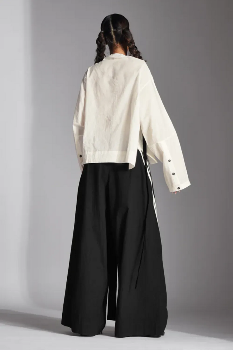 Arvo Shirt-White cotton by Chola in white color for women in Singapore