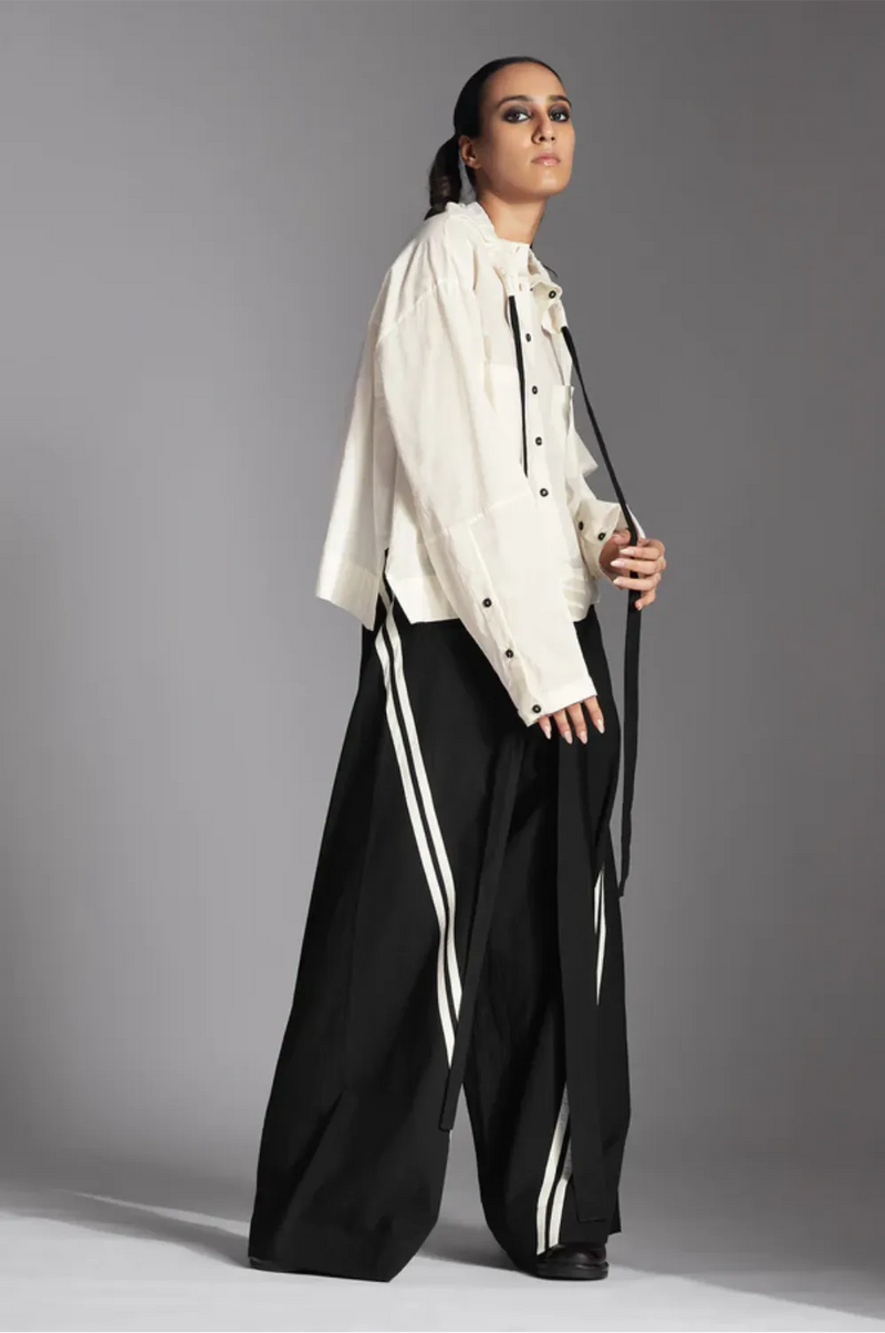 Arvo Shirt-White cotton by Chola in white color for women in Singapore
