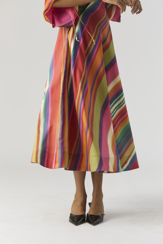 AURORA DRESS satin by Yam in multi color for women in Singapore