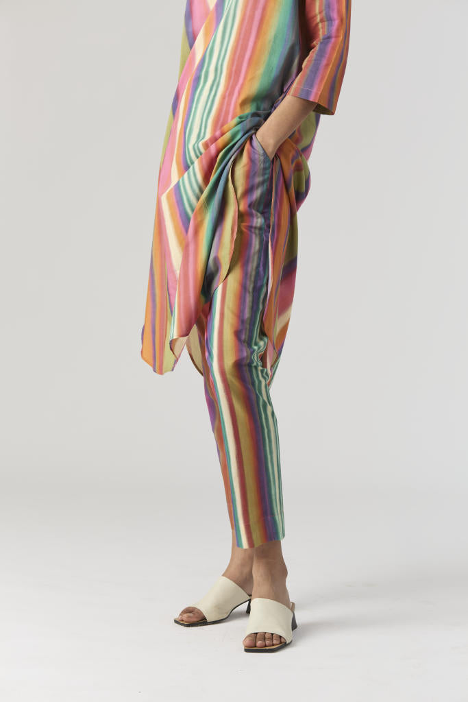AURORA LONG KURTA SET cotton by Yam in multi color for women in Singapore