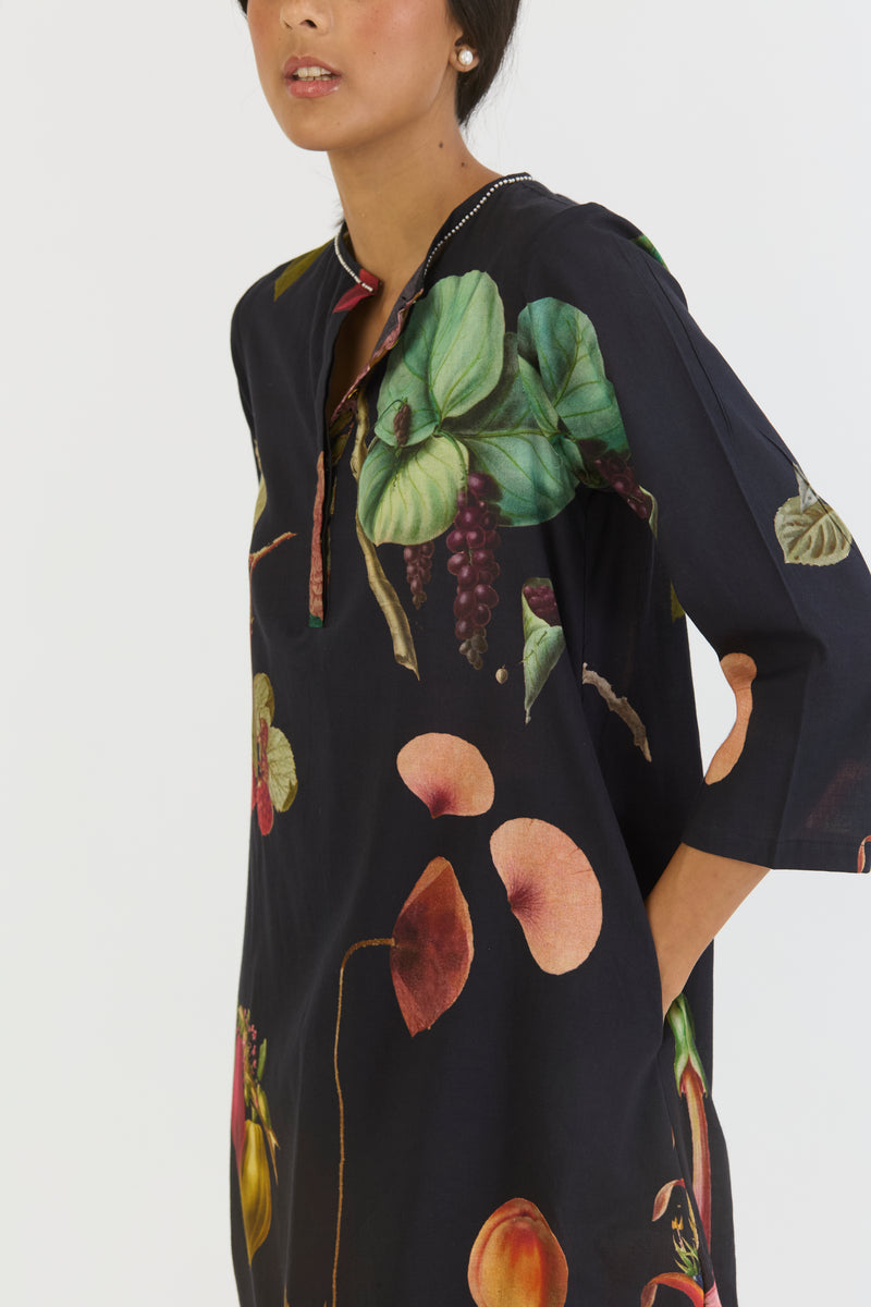 PLUM LONG KURTA SET cotton by Yam for women in Singapore