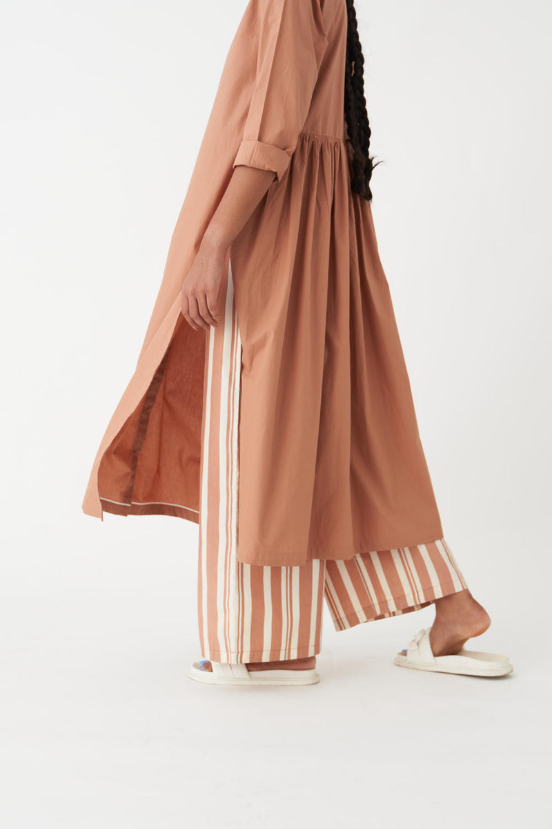 BACK GATHER JACKET - CHAMPAGNE poplin by THREE for women in Singapore