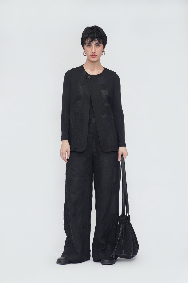 Nampkhe Bag cotton by Turn Black in black color for women in Singapore