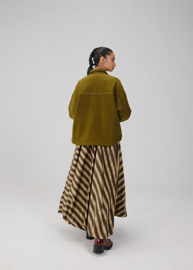 BALLOON SKIRT-B&W by CORD for women in Singapore
