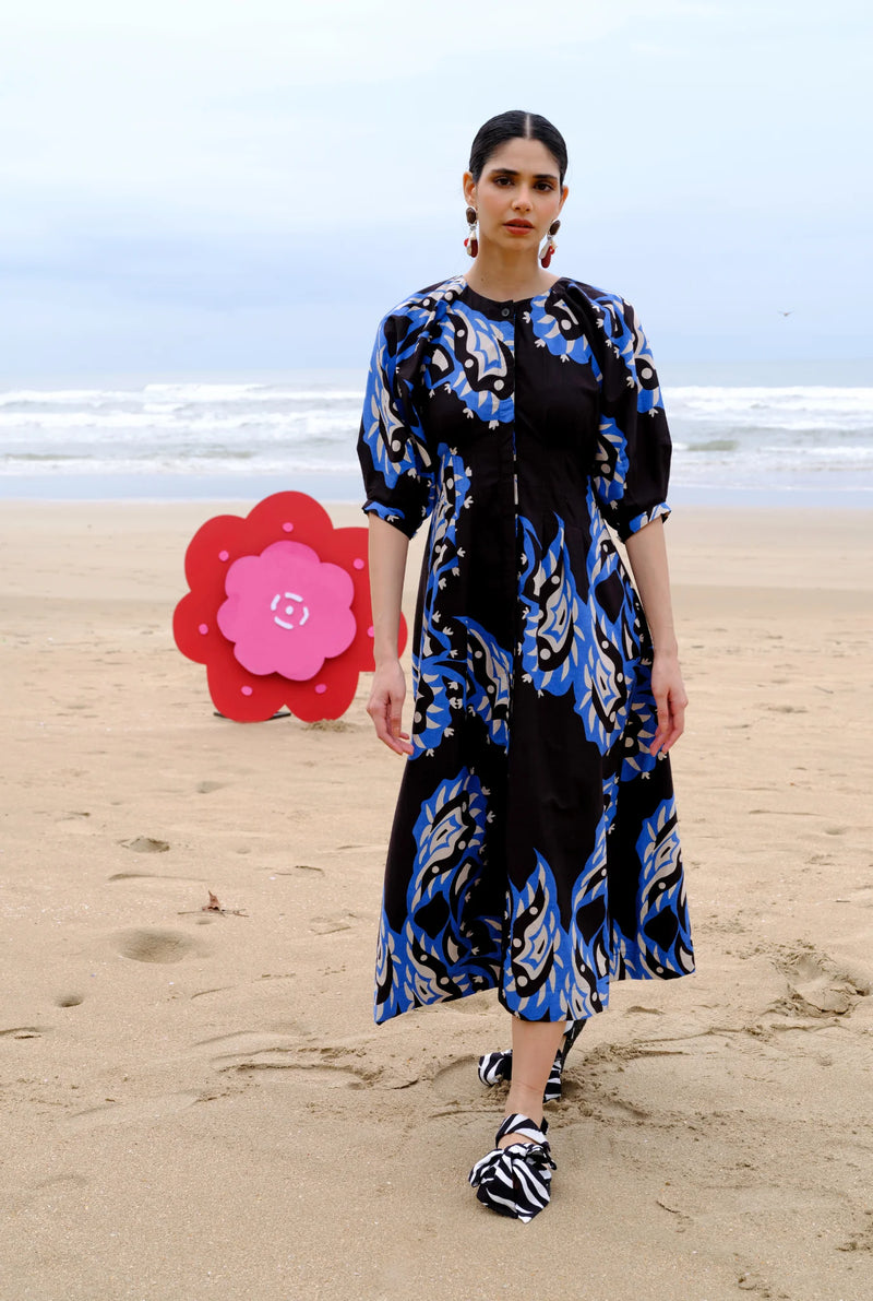 Orca Day Dress poplin by JodiLife for women in Singapore