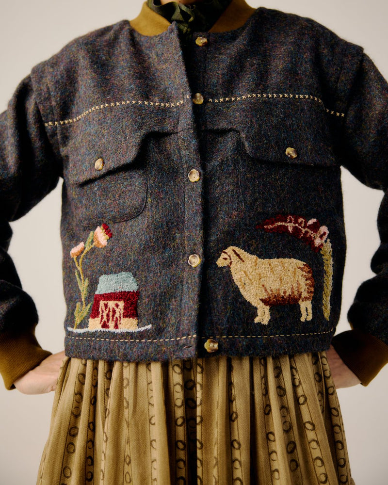 BERT JACKET-Countrysiyde Emb by CORD for women in Singapore