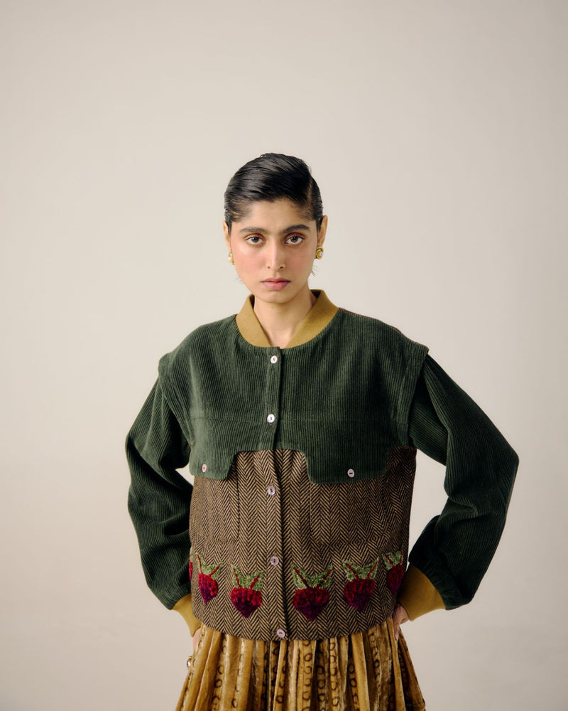 BERT JACKET-Turnip Emb. by CORD for women in Singapore