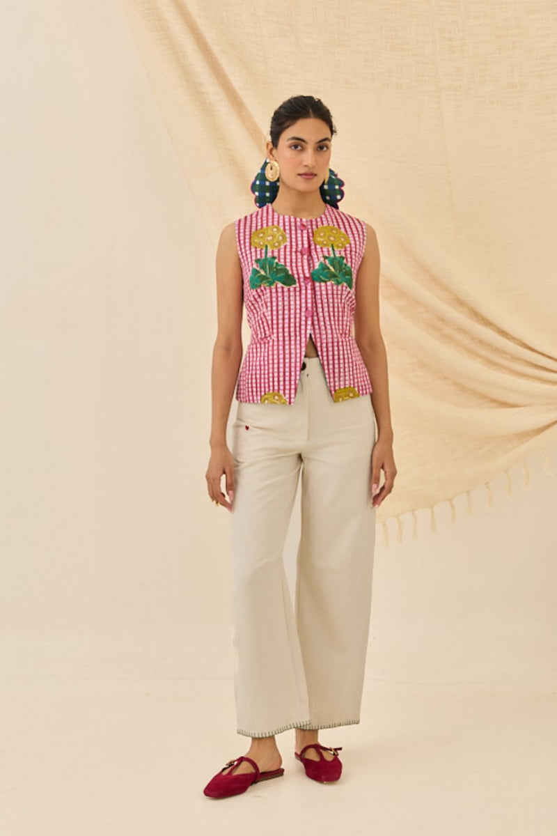 Lali Waistcoat cotton by JodiLife for women in Singapore