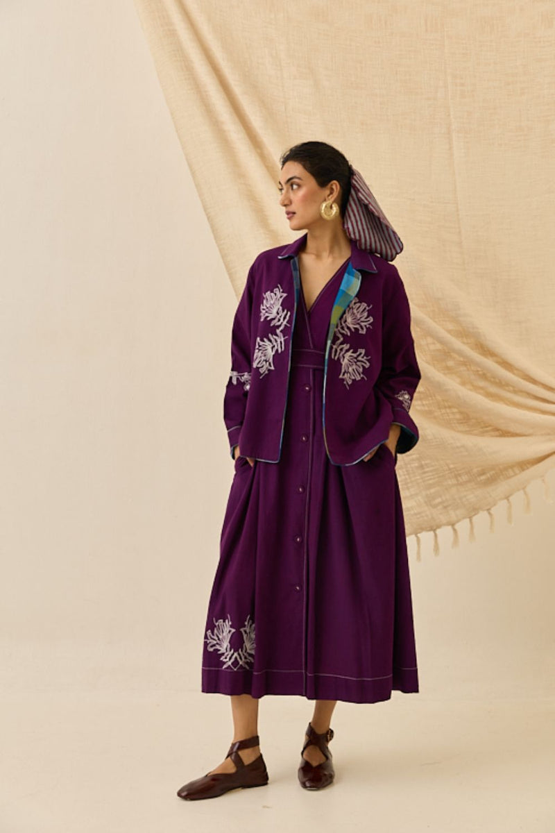 Morni Handloom Reversible Jacket cotton by JodiLife for women in Singapore