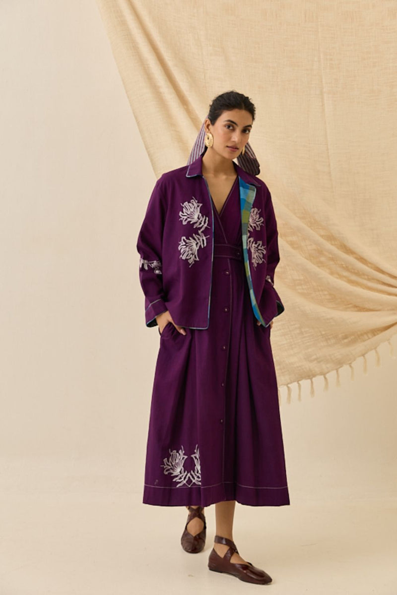 Morni Handloom Reversible Jacket cotton by JodiLife for women in Singapore