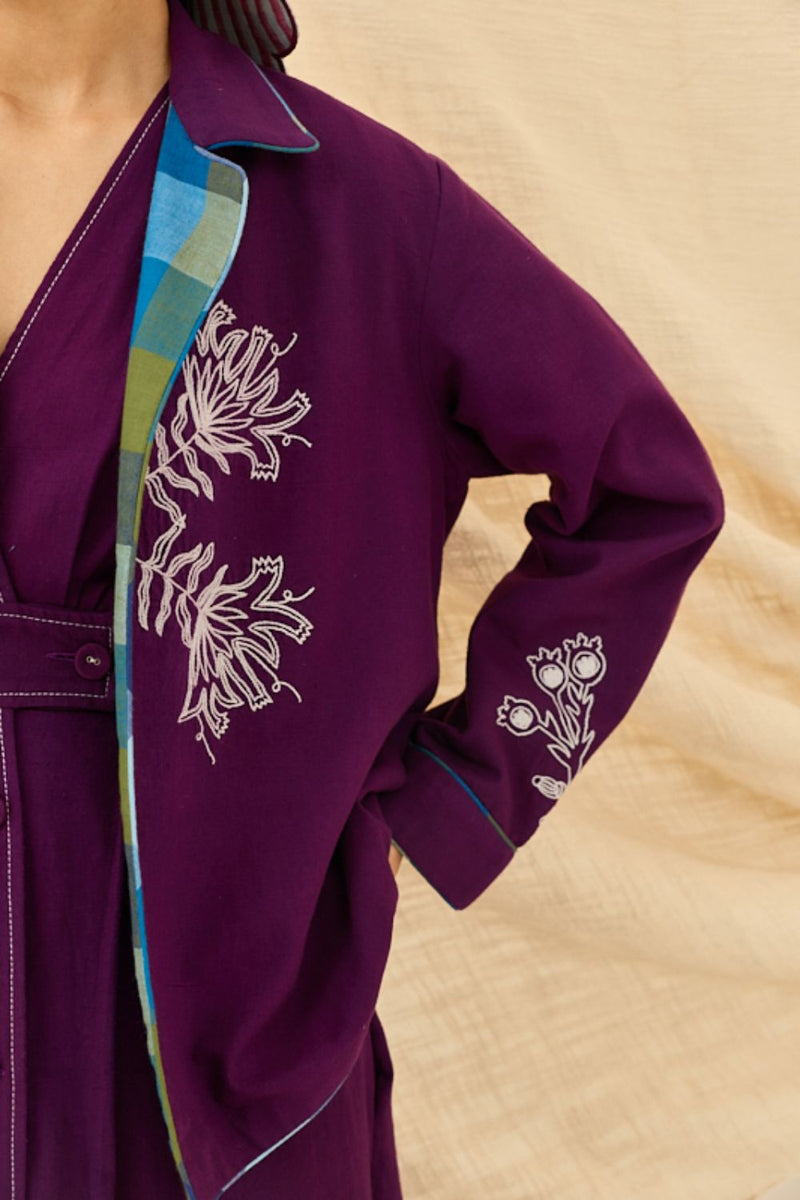 Morni Handloom Reversible Jacket cotton by JodiLife for women in Singapore