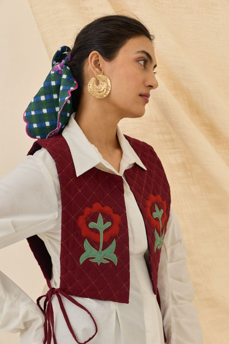 Kuhu Handloom Bib cotton by JodiLife for women in Singapore