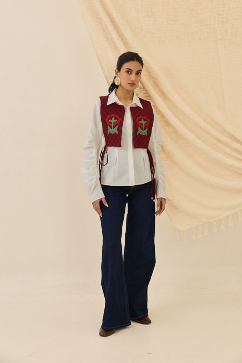 Kuhu Handloom Bib cotton by JodiLife for women in Singapore