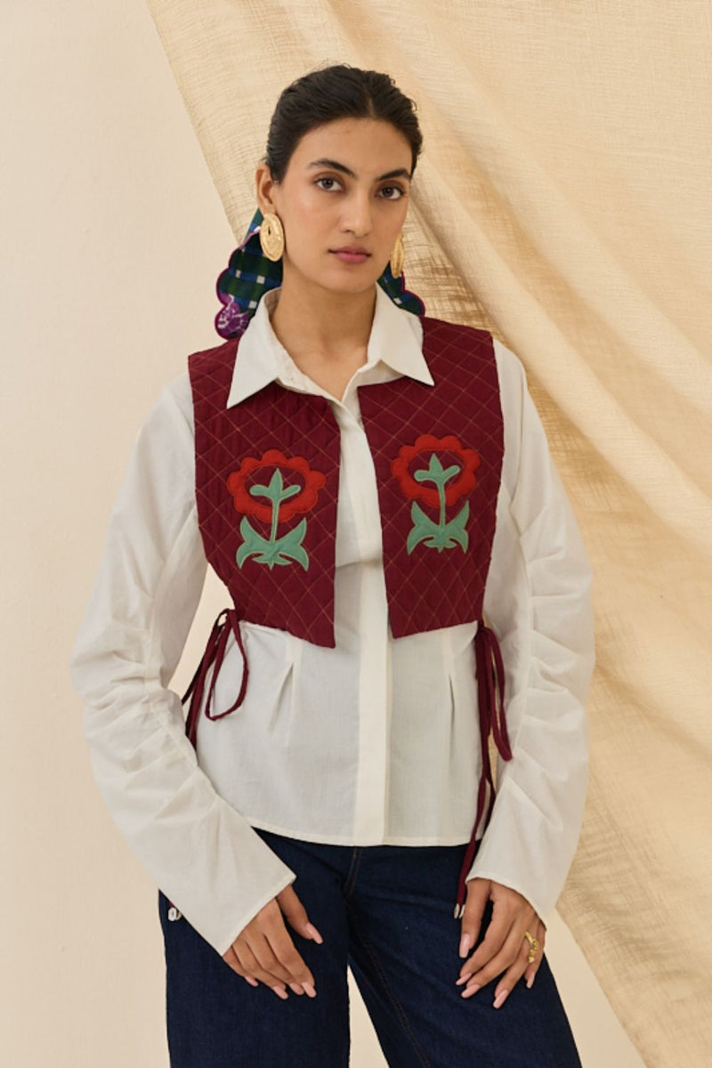 Kuhu Handloom Bib cotton by JodiLife for women in Singapore