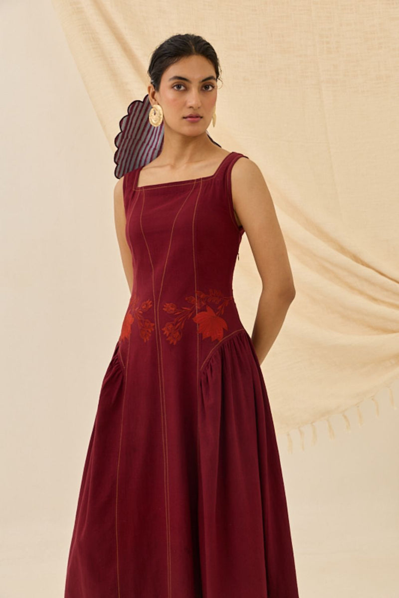 Kuhu Handloom Dress cotton by JodiLife for women in Singapore