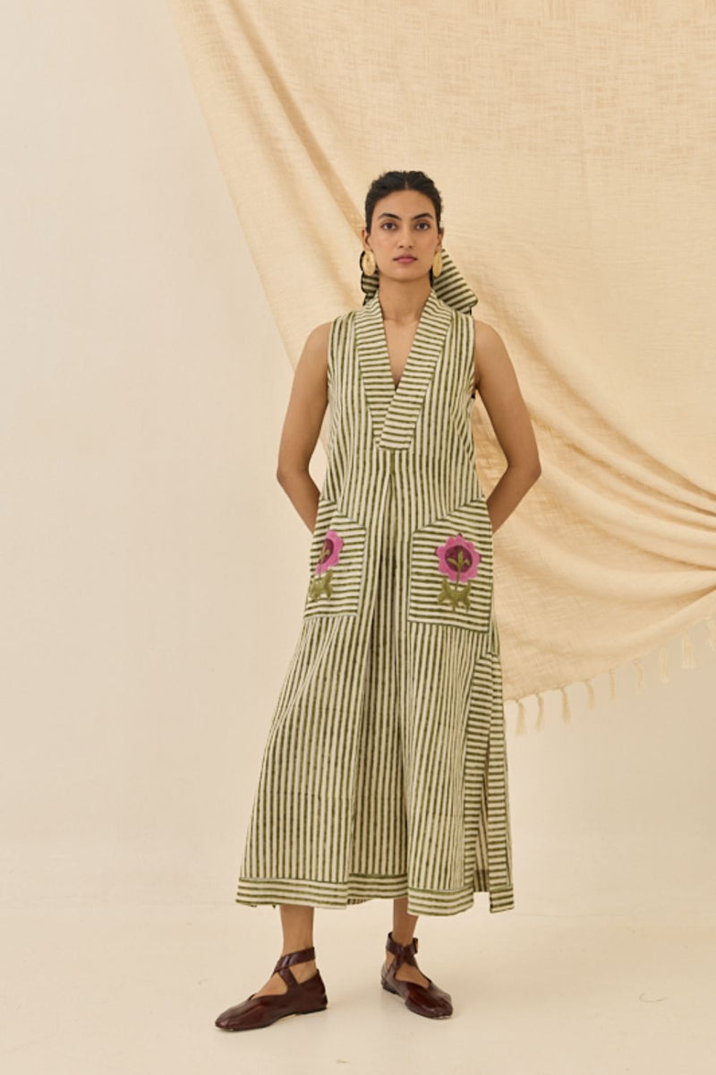 Pihu Handloom Day Dress cotton by JodiLife for women in Singapore