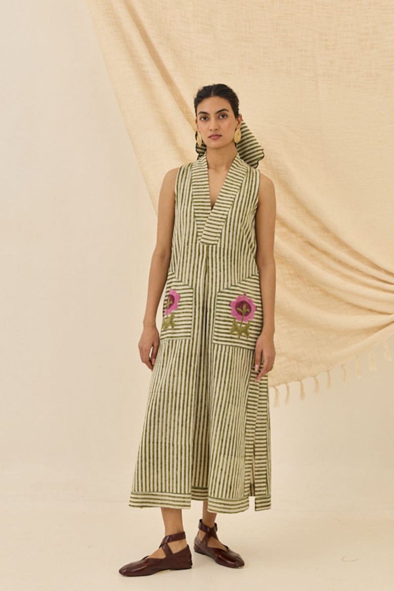 Pihu Handloom Day Dress cotton by JodiLife for women in Singapore